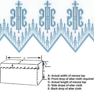 IHS ALTAR CLOTH - 1408-AC