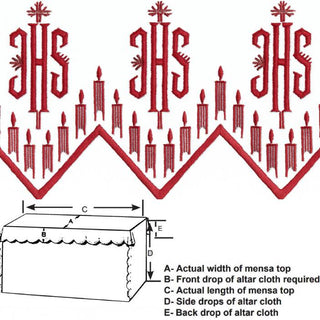 IHS ALTAR CLOTH - 1408-AC