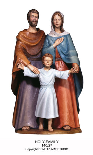 FIBERGLASS HOLY FAMILY BY SR.