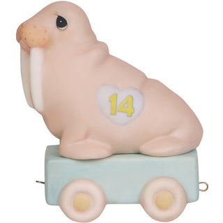 It's Your Birthday Live It Up Large, Age 14, Bisque Porcelain Figurine - 142034