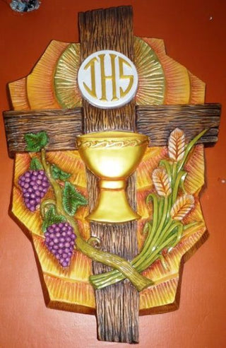 14763 31" Liturgical Cross - Eucharist