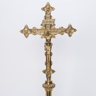 H-5NRBC Processional Cross, Brass