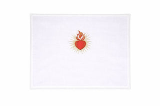 LINEN COTTON SACRED HEART CORPORAL - 153-SACRED-CORP