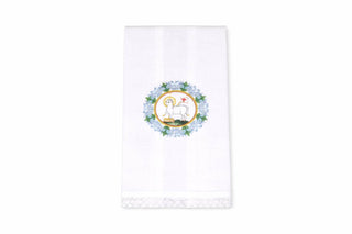 VICTORIOUS LAMB FINGER TOWEL LINEN/COTTON - 154-LAMB-FTOWEL