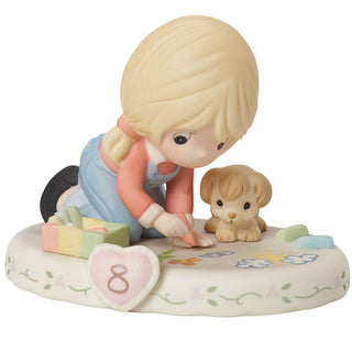 Growing In Grace, Age 8, Blonde Girl Figurine - 154035