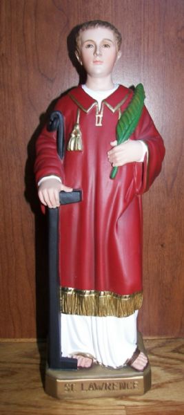 15807 St Lawrence Statue