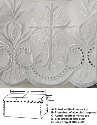 BAROQUE CROSS ALTAR CROSS - G-1608-1609-AC