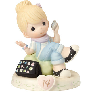 Growing In Grace, Age 14 Blonde Girl Figurine - 162013