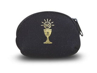 1686-01C Communion Rosary Case - Black