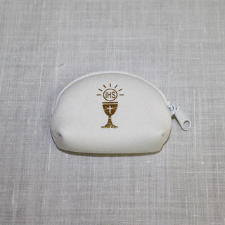 White Rosary Pouch - 1686-02C