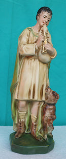 16) Zampognaro con cane [dim.H