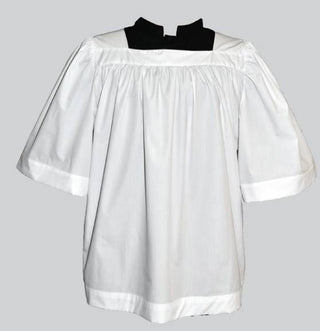 ALTAR SERVER SQUARE NECK PLEATED SURPLICE - 181-SURPLICE