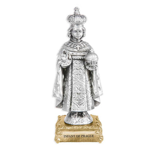 Infant of Prague - 4.5" Pewter Statue - 1799-107