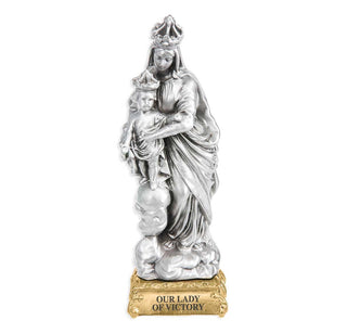 Our Lady of Victory - 4.5" Pewter Statue - 1799-297