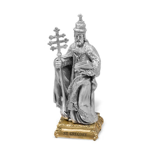 Saint Gregory - 4.5" Pewter Statue - 1799-309
