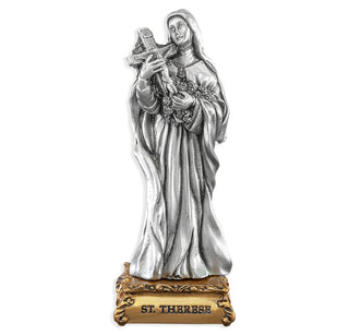 Saint Therese - 4.5" Pewter Statue - 1799-340