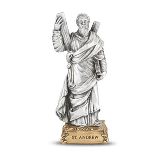 Saint Andrew - 4.5" Pewter Statue - 1799-404