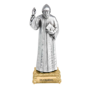 Saint Charbel - 4.5" Pewter Statue - 1799-425