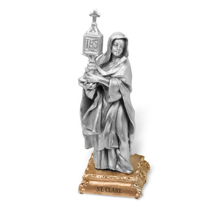 Saint Clare - 4.5" Pewter Statue - 1799-426