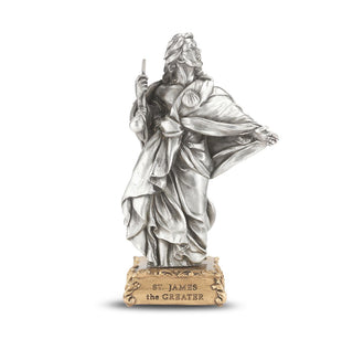 Saint James the Greater - 4.5" Pewter Statue - 1799-455