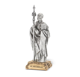 Saint Nicholas - 4.5" Pewter Statue - 1799-508