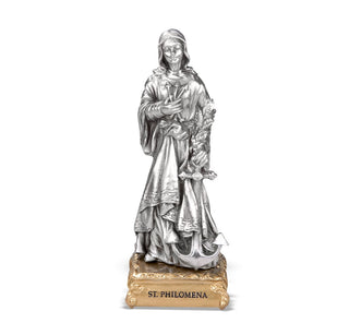 Saint Philomena - 4.5" Pewter Statue - 1799-520