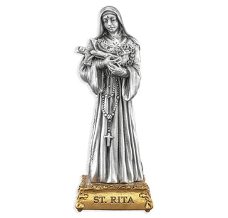Saint Rita - 4.5" Pewter Statue - 1799-532
