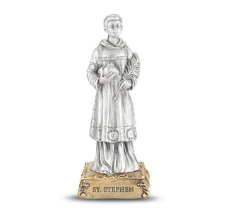 Saint Stephen - 4" Pewter Statue - 1799-546