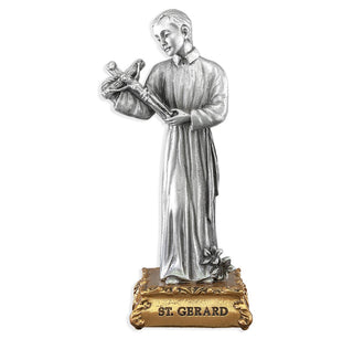 Saint Gerard - 4.5" Pewter Statue - 1799-615