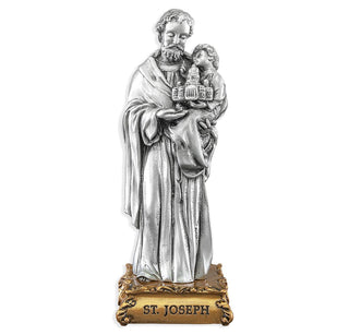 Saint Joseph - 4.5" Pewter Statue - 1799-630