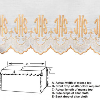 IHS ALTAR CLOTH - G-1810-1820-AC