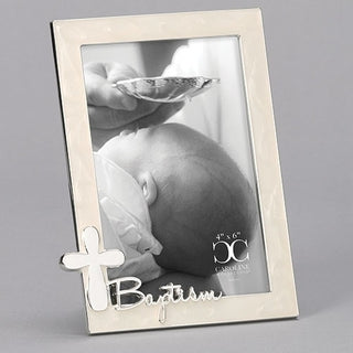 7" BAPTISM PICTURE FRAME - 19659