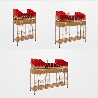 Votive Stand Combination Scroll Design - 19X2016-19X2824-19X4032