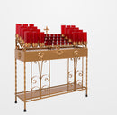Votive Stand Combination Scroll Design - 42 inches Wide - 19X2824