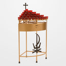 Radius Votive Stand Corner Piece - 36 Light - 19X36R