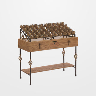 Custom Wood Candle Stand - 50 Light - 19X51