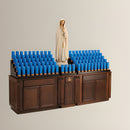 Oak Cabinet Votive Light Stand - 104 Lights - 19X7104CAB