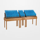 Oak Table Candle Votive Light Stand - 120 Lights - 19X7120TB