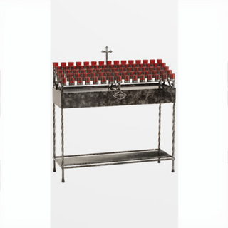 Votive Light Stand Wrought Iron - 75 Lights - 19X75