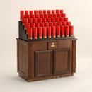 Oak Cabinet Candle Votive Light Stand - 50 Lights - 19X750CAB