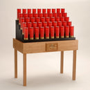 Oak Table Candle Votive Light Stand - 50 Lights - 19X750TB