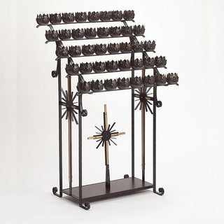 Four Row Custom Votive Stand - 19X94-PRT