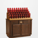 Oak Cabinet Electronic Votive Light Stand - 40 Lights - 19XEL740CAB