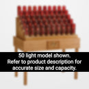 Oak Table Electronic Votive Light Stand - 40 Lights - 19XEL740TB