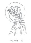 Scale Paten - 6"D - Design: 19/MARY - ZEPPO-19/MARY