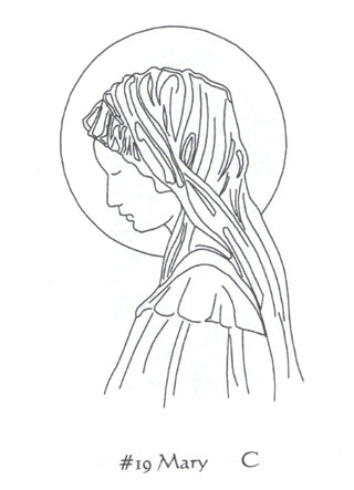 Scale Paten - 6"D - Design: 19/MARY - ZEPPO-19/MARY