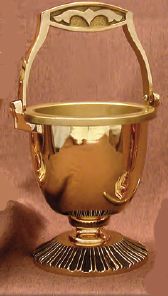 19PS36 Holy Water Pot and Sprinkler