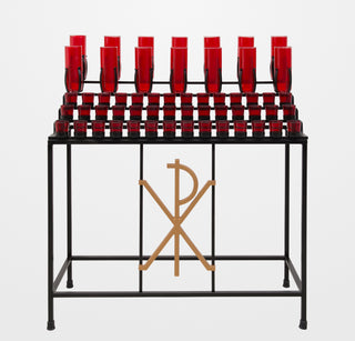 Chi-Rho Design Votive Stand - 19X82-PRT
