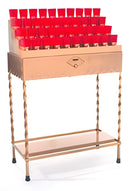 Electric Votive Light Stand - Wrought Iron Base - 19XE40W