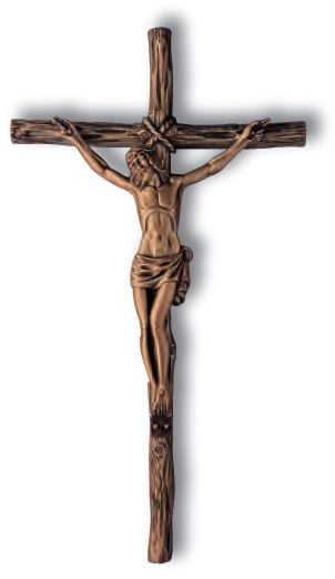 CROSS TREE TRUNK W/CHRIST- 2005